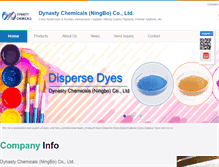 Tablet Screenshot of dychemco.com